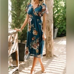 Baltic Born Sarah Smocked Midi Dress